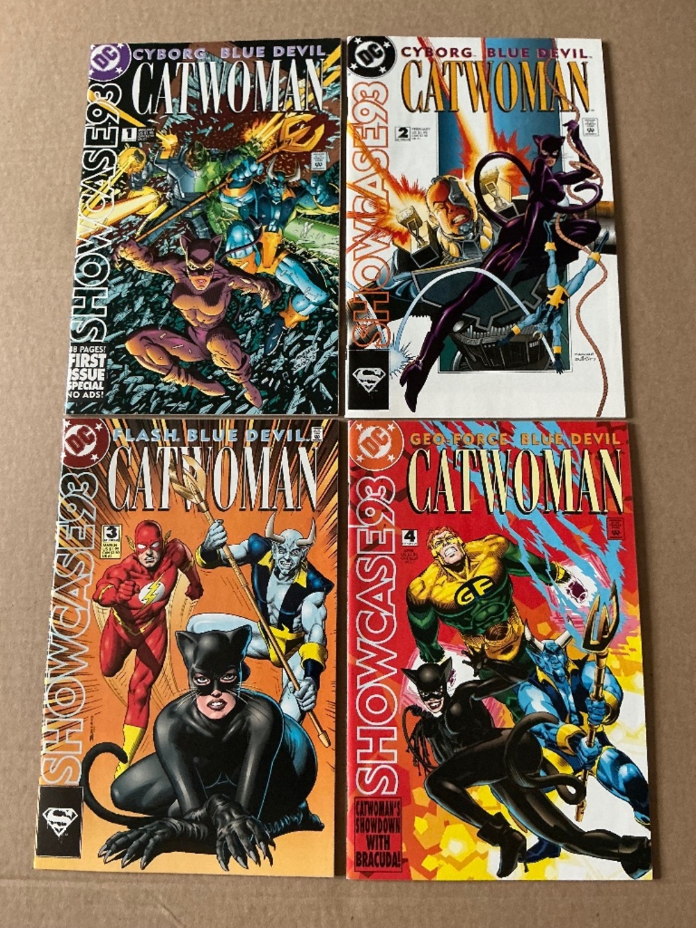 DC Comics Showcase '93: Issues #1-4 Complete Catwoman Arc Set